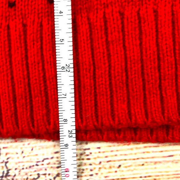 TALBOTS HOLIDAY YOKE FAIR ISLE CREWNECK SWEATER | Size Petite Small - Picture 9 of 9